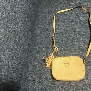 Tory Burch tan leather crossbody